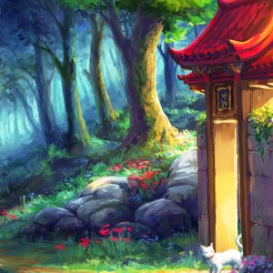 Torii Cat - Art Print