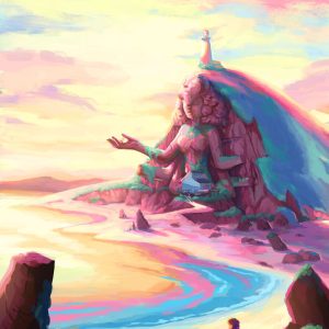 Beach House Sunrise - Art Print