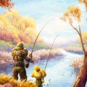 Fishing Buddies - Art Print